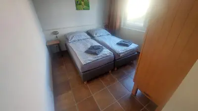 Ein Bett oder Betten in einem Zimmer der Unterkunft Haus am Golfplatz Cochem Mosel