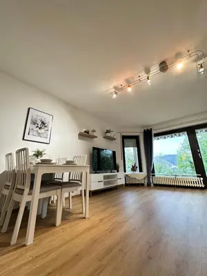 Ein Sitzbereich in der Unterkunft Louis Haus