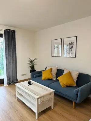Ein Sitzbereich in der Unterkunft Louis Haus
