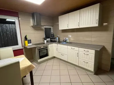 Küche/Küchenzeile in der Unterkunft Gusenburg K 23 bis 10 Personen Monteur Wohnung