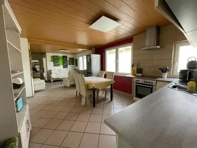 Küche/Küchenzeile in der Unterkunft Gusenburg K 23 bis 10 Personen Monteur Wohnung