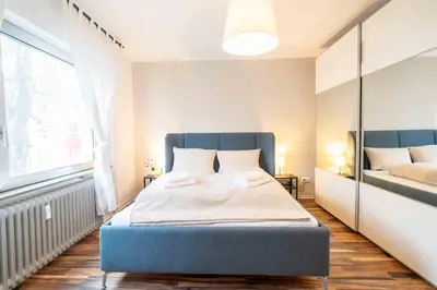 Ein Bett oder Betten in einem Zimmer der Unterkunft Wohlfühl Apartment Rauental - Küche - Wlan
