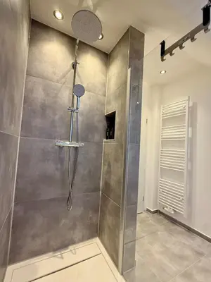 Ein Badezimmer in der Unterkunft KO 2-Zimmer Apartment 58 qm bis zu 4 Personen