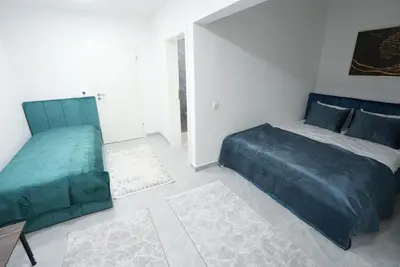 Ein Bett oder Betten in einem Zimmer der Unterkunft Luxury Apartments - Wohnung IB - Business & Komfort