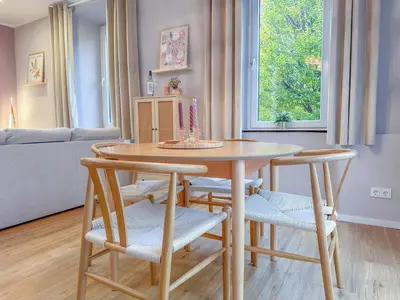 Ein Sitzbereich in der Unterkunft Eifelleben Hillesheim