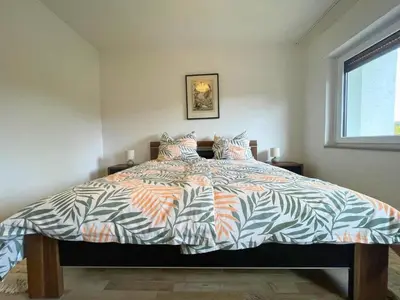 Ein Bett oder Betten in einem Zimmer der Unterkunft Romantic apartment with garden