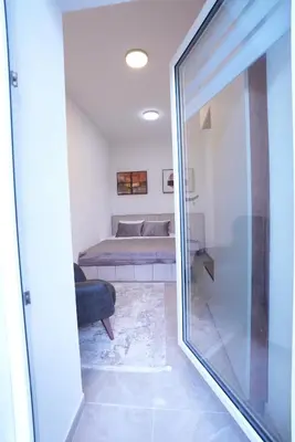 Ein Bett oder Betten in einem Zimmer der Unterkunft Luxury Apartments - Wohnung IB - Apartment mit Terrasse