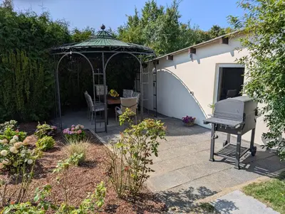 Ein Garten an der Unterkunft Ferienhaus MAWO 4 Sterne