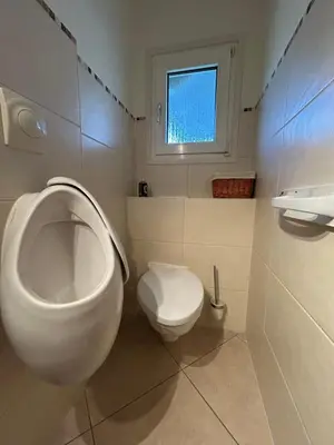 Ein Badezimmer in der Unterkunft Ferienwohnung Hocheifelblick