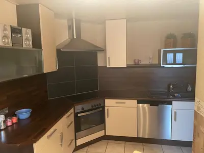 Küche/Küchenzeile in der Unterkunft ABC Ferienhaus Nickenich, Andernach, Mendig