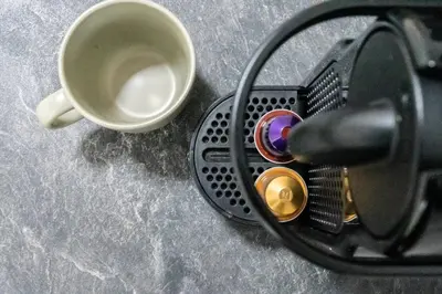 Kaffee-/Teezubehör in der Unterkunft Schöne Wohnung mit großer Terrasse und Moselblick