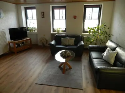 TV/Unterhaltungsangebot in der Unterkunft Ferienwohnung Bretz