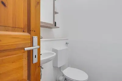 Ein Badezimmer in der Unterkunft Naturnahe Wohnung im Luftkurort
