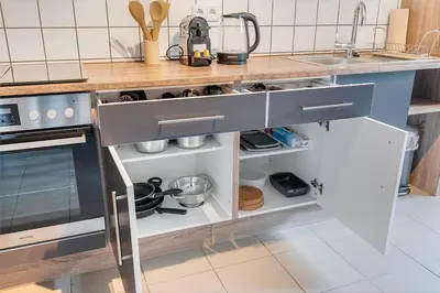Küche/Küchenzeile in der Unterkunft Naturnahe Wohnung im Luftkurort