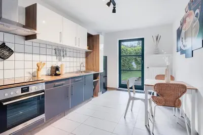 Küche/Küchenzeile in der Unterkunft Naturnahe Wohnung im Luftkurort