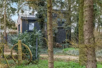 Ein Garten an der Unterkunft Gemütliches Tiny House im Grünen
