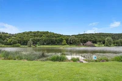 Naturlandschaft in der Nähe der Villa