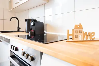 Küche/Küchenzeile in der Unterkunft Design-Altbaujuwel in Neuwied
