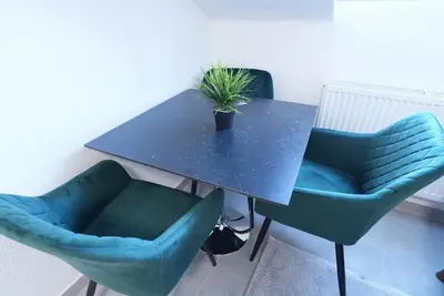 Ein Sitzbereich in der Unterkunft Luxury Apartments - Wohnung IA - Modernes Twin-Apartment