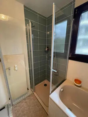 Ein Badezimmer in der Unterkunft Fewo Steuer