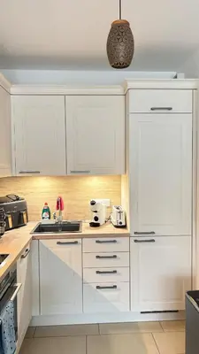 Küche/Küchenzeile in der Unterkunft Full City Apartment