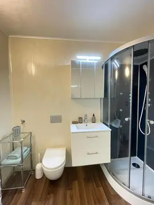 Ein Badezimmer in der Unterkunft Komfortables Einraum-Apartment in Weißenthurm
