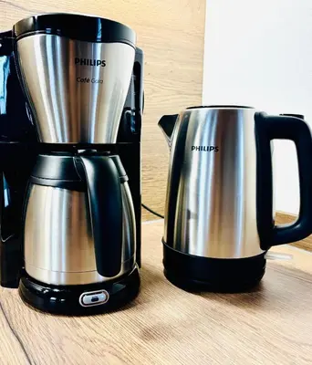 Kaffee-/Teezubehör in der Unterkunft Ferienwohnung am Kräutergarten im Hunsrück 50qm
