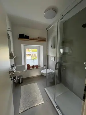 Ein Badezimmer in der Unterkunft Ferienwohnung Martha und Nikla