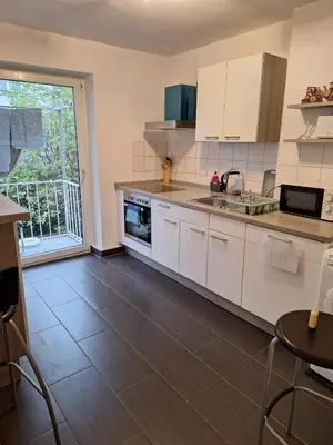 Küche/Küchenzeile in der Unterkunft Big privat Zimmer 5 min walk from Railstation