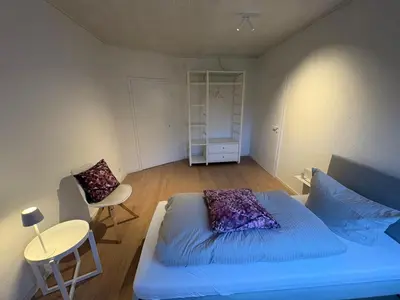 Ein Bett oder Betten in einem Zimmer der Unterkunft Moselfreunde Ellenz-Poltersdorf