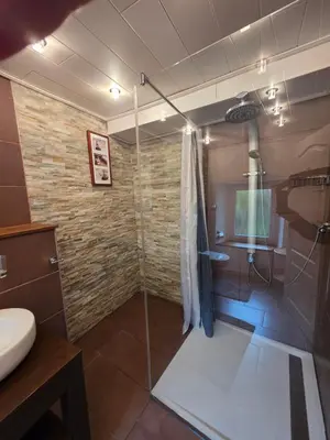 Ein Badezimmer in der Unterkunft Gästenzimmer Louis
