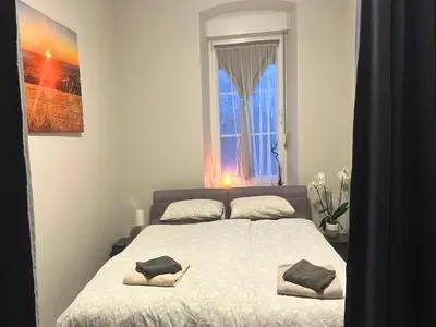 Ein Bett oder Betten in einem Zimmer der Unterkunft Apartment in Pellingen near Trier & Nature Park