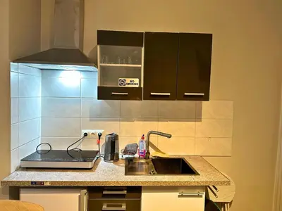 Küche/Küchenzeile in der Unterkunft Apartment in Pellingen near Trier & Nature Park