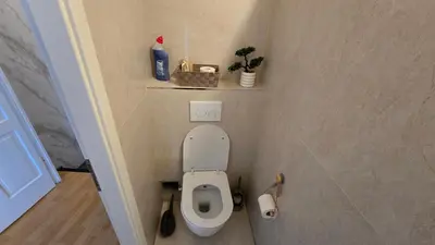Ein Badezimmer in der Unterkunft Geluk in Bettingen 1