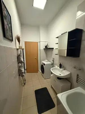 Ein Badezimmer in der Unterkunft Koblenz City - 3-Zimmer Apartment an der Balduinbrücke