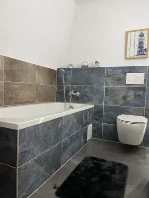 Ein Badezimmer in der Unterkunft Riverside-Appartements