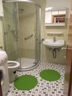 Ein Badezimmer in der Unterkunft Landhaus Düngenheim