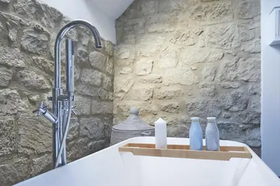 Ein Badezimmer in der Unterkunft Ferienhaus Lemon Tree