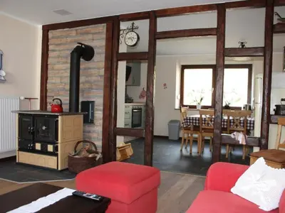 Küche/Küchenzeile in der Unterkunft Holiday Home Schäwisch by Interhome