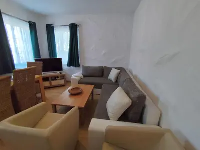 Ein Sitzbereich in der Unterkunft Apartment Daun by Interhome