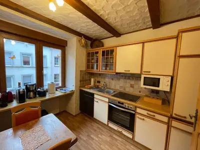 Küche/Küchenzeile in der Unterkunft Apartment Simonis Privatpool by Interhome