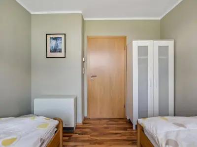 Ein Bett oder Betten in einem Zimmer der Unterkunft Apartment mit Balkon und schönem Moselblick by Interhome