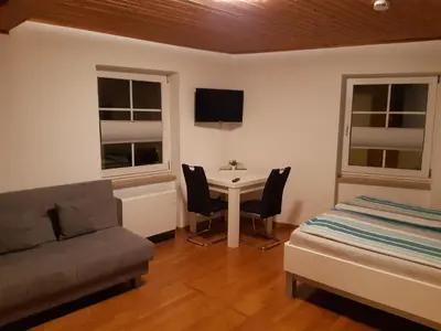 Ein Bett oder Betten in einem Zimmer der Unterkunft Holiday Home Würzgarte by Interhome