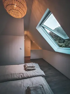 Ein Bett oder Betten in einem Zimmer der Unterkunft LevelUp 4von5