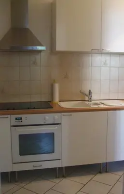 Küche/Küchenzeile in der Unterkunft Ferienwohnung Mosel-Rhein