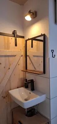 Ein Badezimmer in der Unterkunft Ferienwohnung Thomas