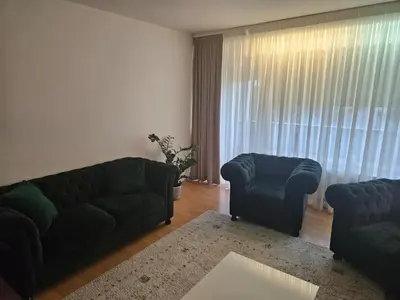 Grundriss der Unterkunft Gemütliche 2-Zimmer-Ferienwohnung mit Wohnzimmer, Dusche & Küche, Schlafzimmer