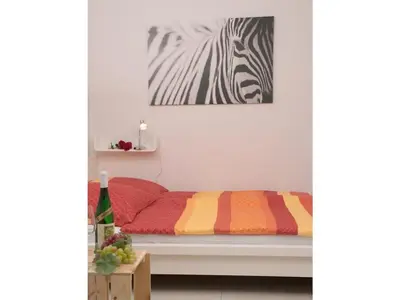 Ein Bett oder Betten in einem Zimmer der Unterkunft Moselle Castle View, Koblenz Dieblich