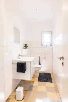 Ein Badezimmer in der Unterkunft Eifel-Lodge Ferienhaus