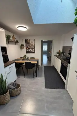 Küche/Küchenzeile in der Unterkunft Apartment 51- Kenn nahe Mosel & Trier